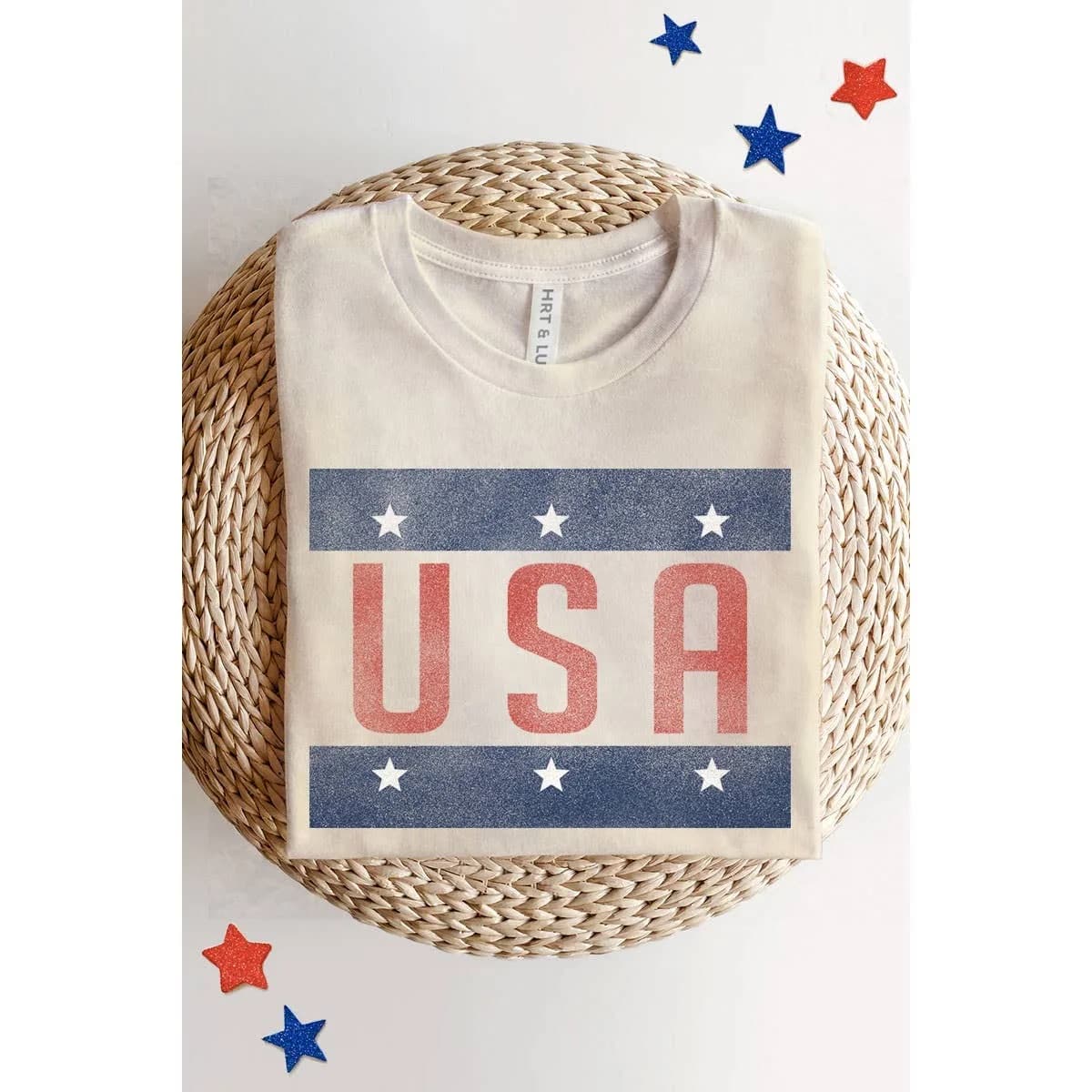 USA STAR MINERAL GRAPHIC TEE