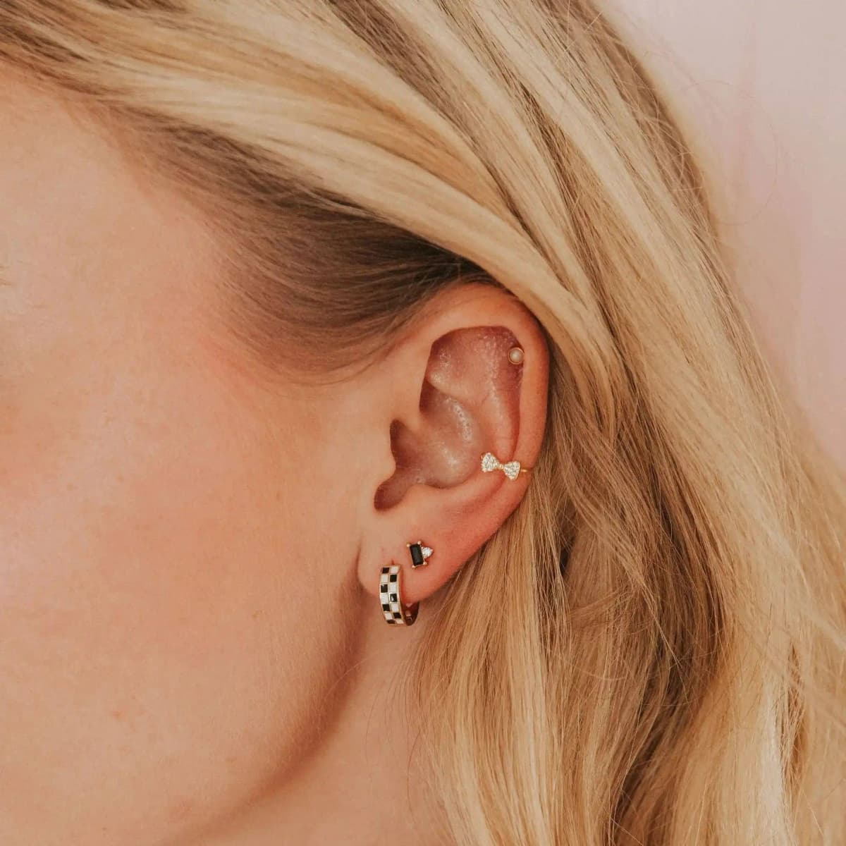 Mini Bow Ear Cuff by Mauve