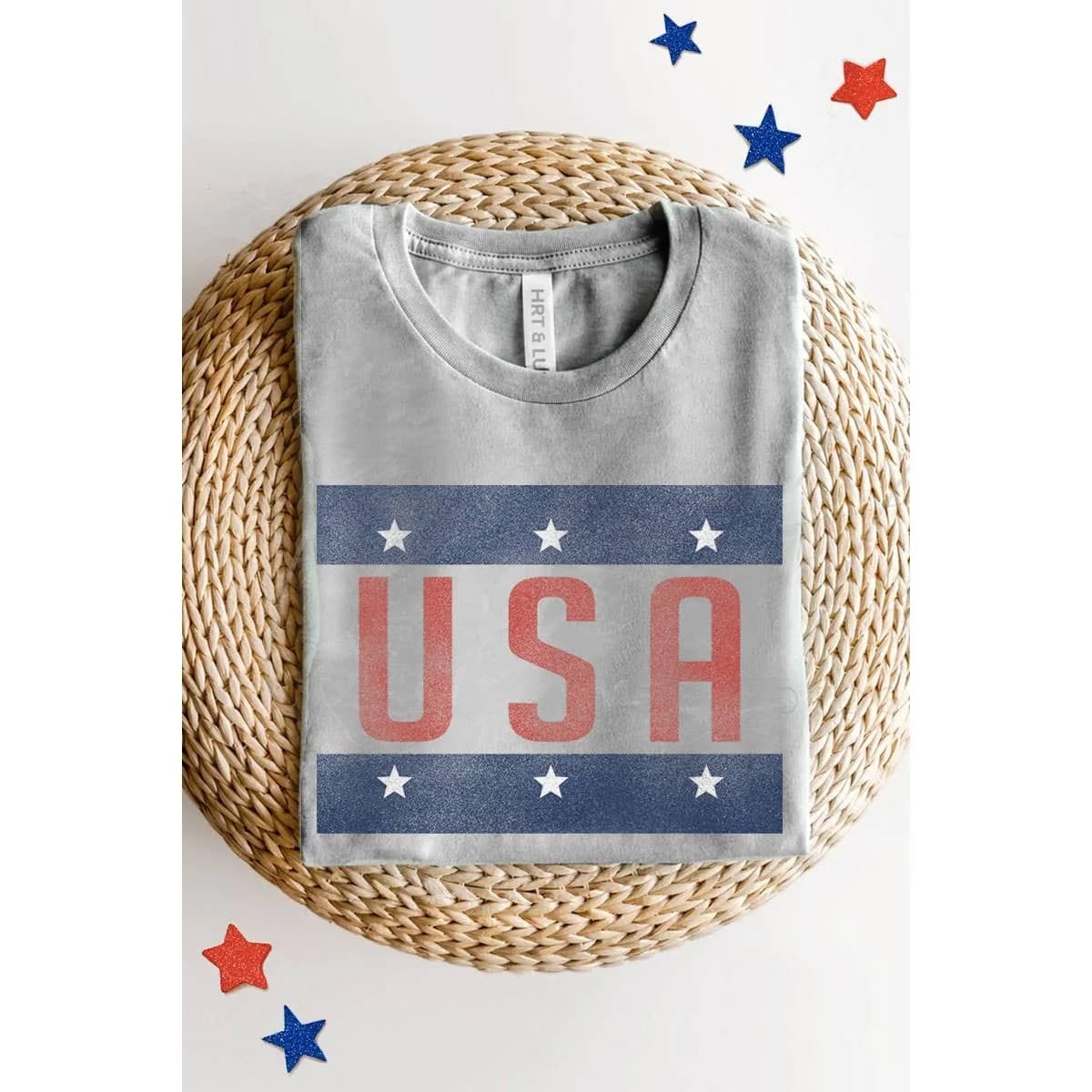 USA STAR MINERAL GRAPHIC TEE