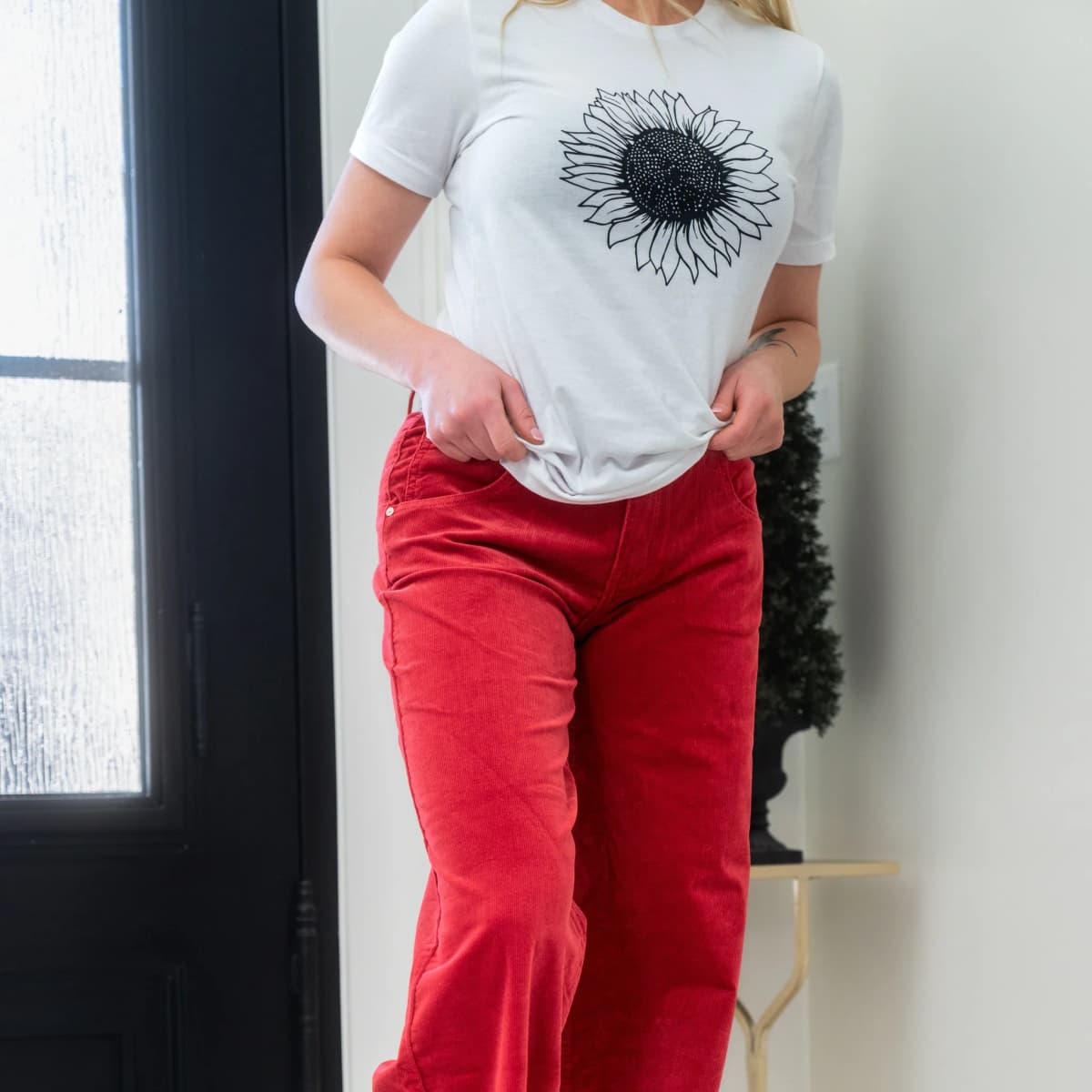 Sunflower Shirt Humm & Willow (Mustard)