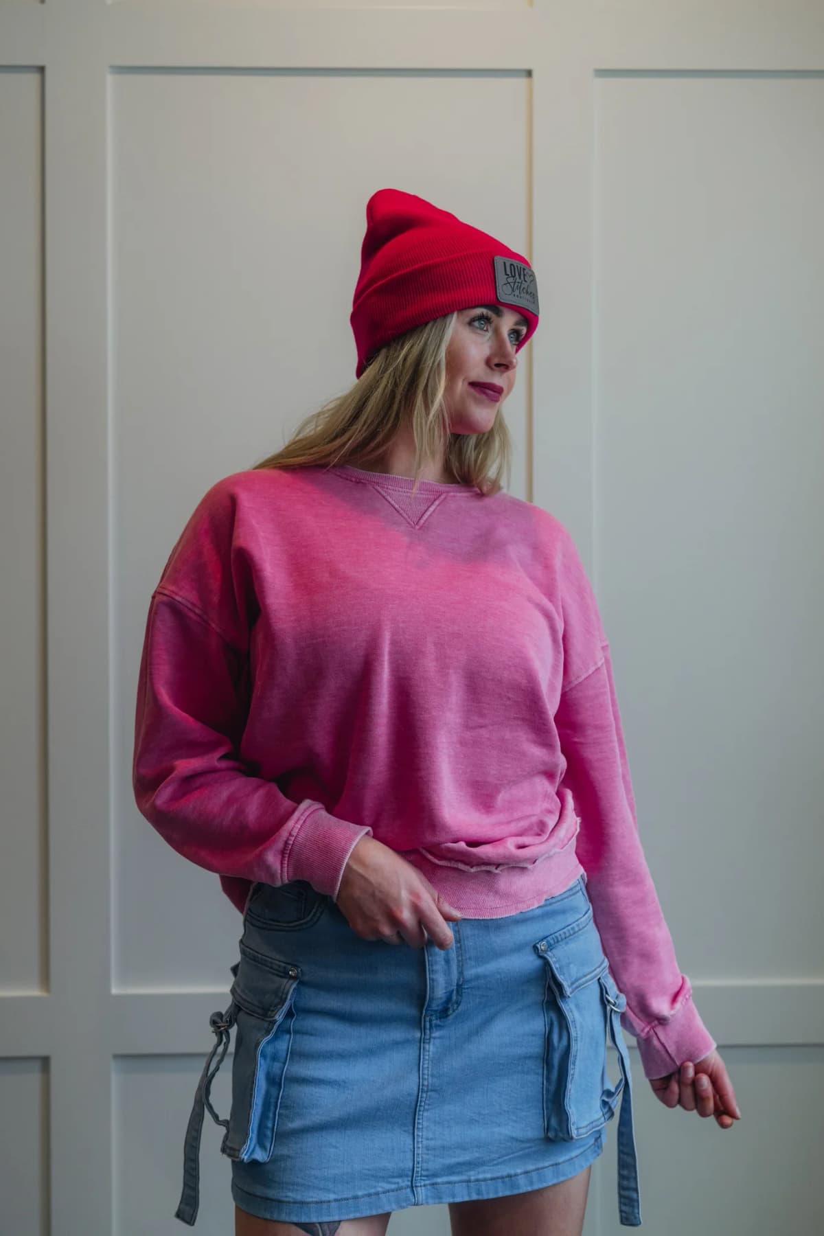 Campus Pullover Chicka D (Bubblegum)