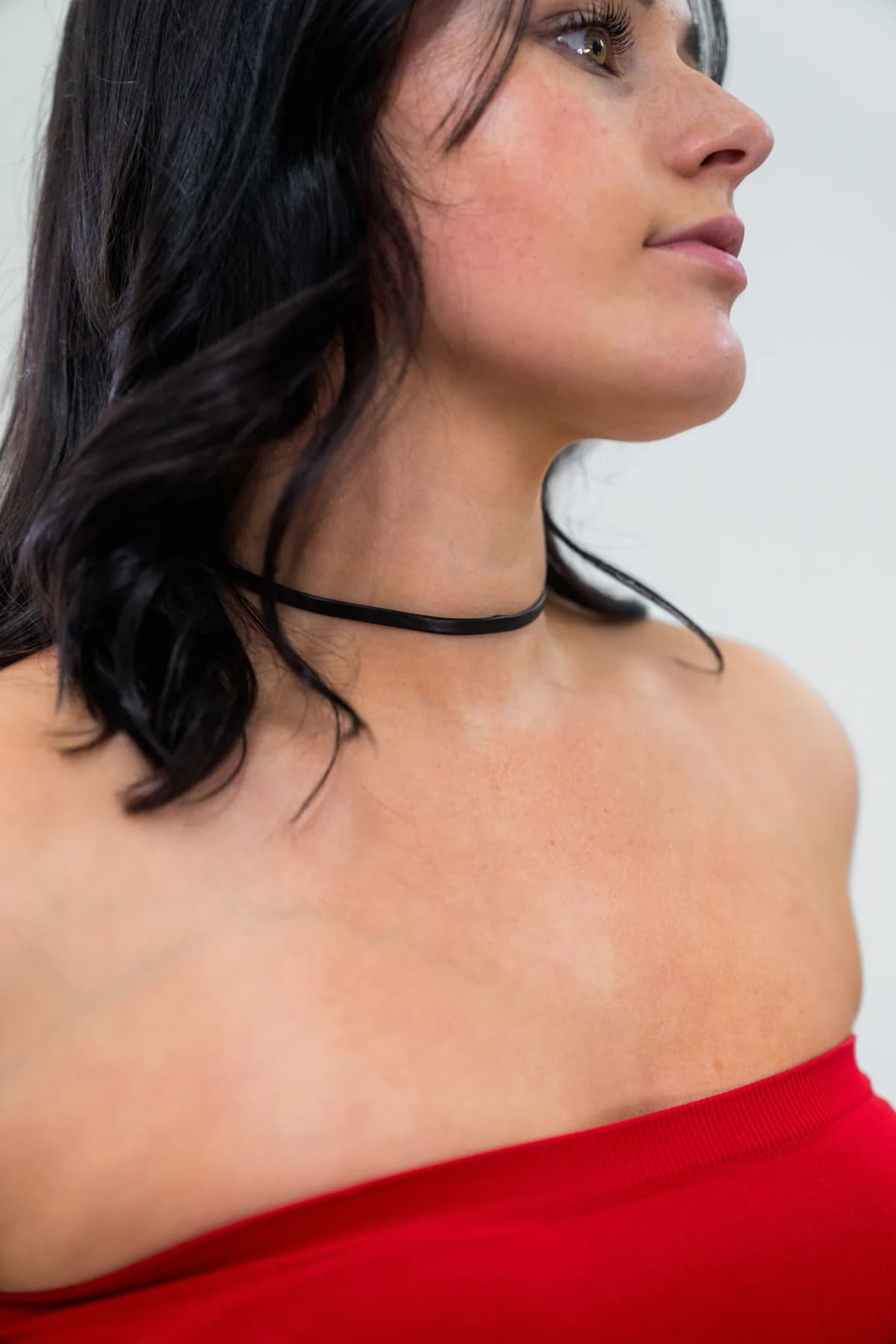 Bandeau Tube Top Abilee (Red)