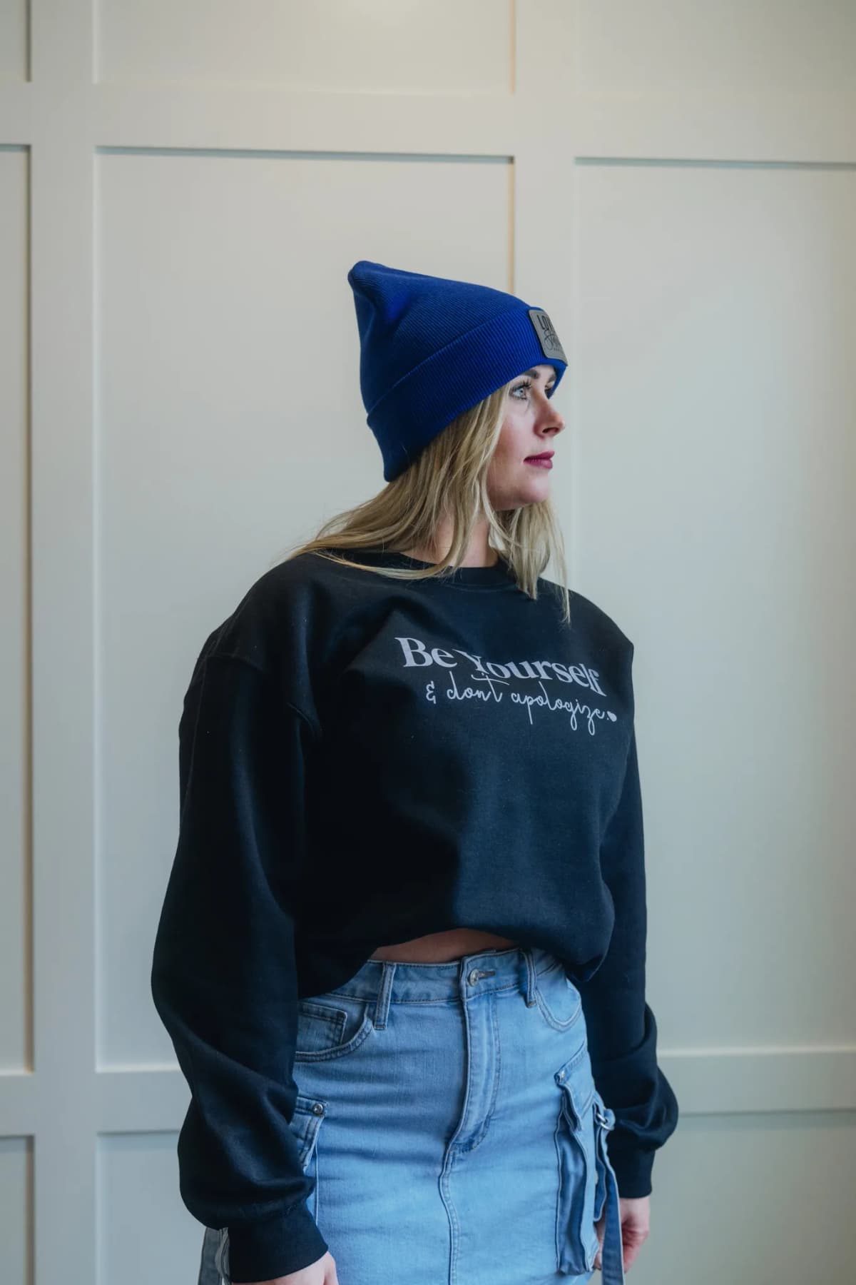 Be Yourself Crewneck WildGrey