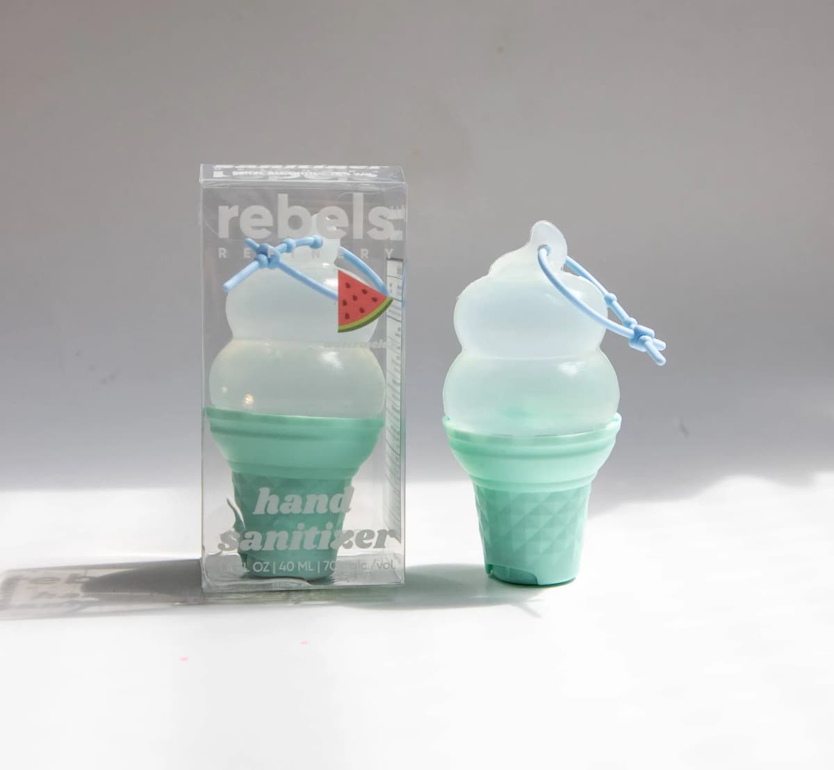 Ice Cream Hand Sanitizer Gel Refillable 40ml by Rebels Refinery
