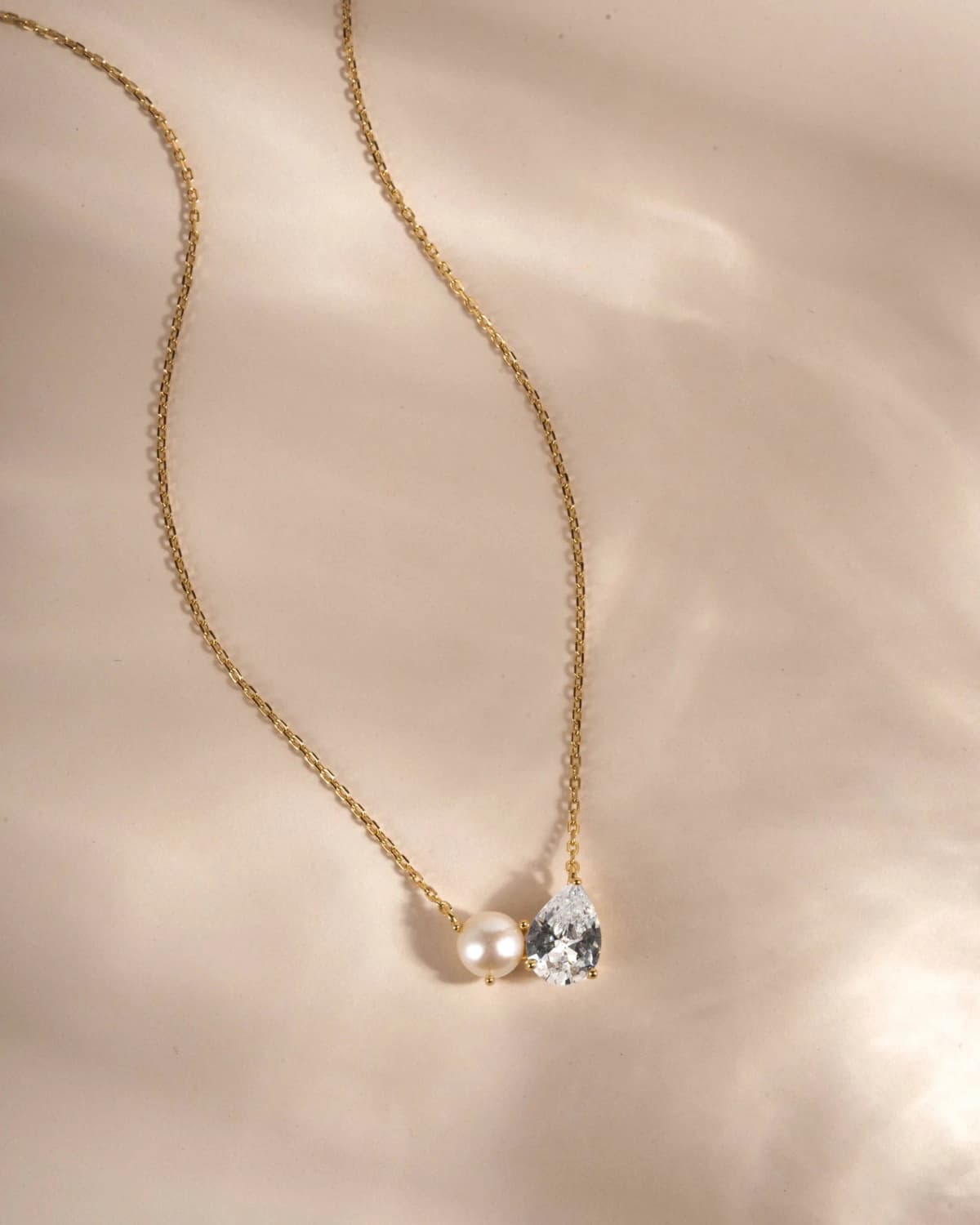 Toi et Moi Pearl Necklace by Sami Jewels