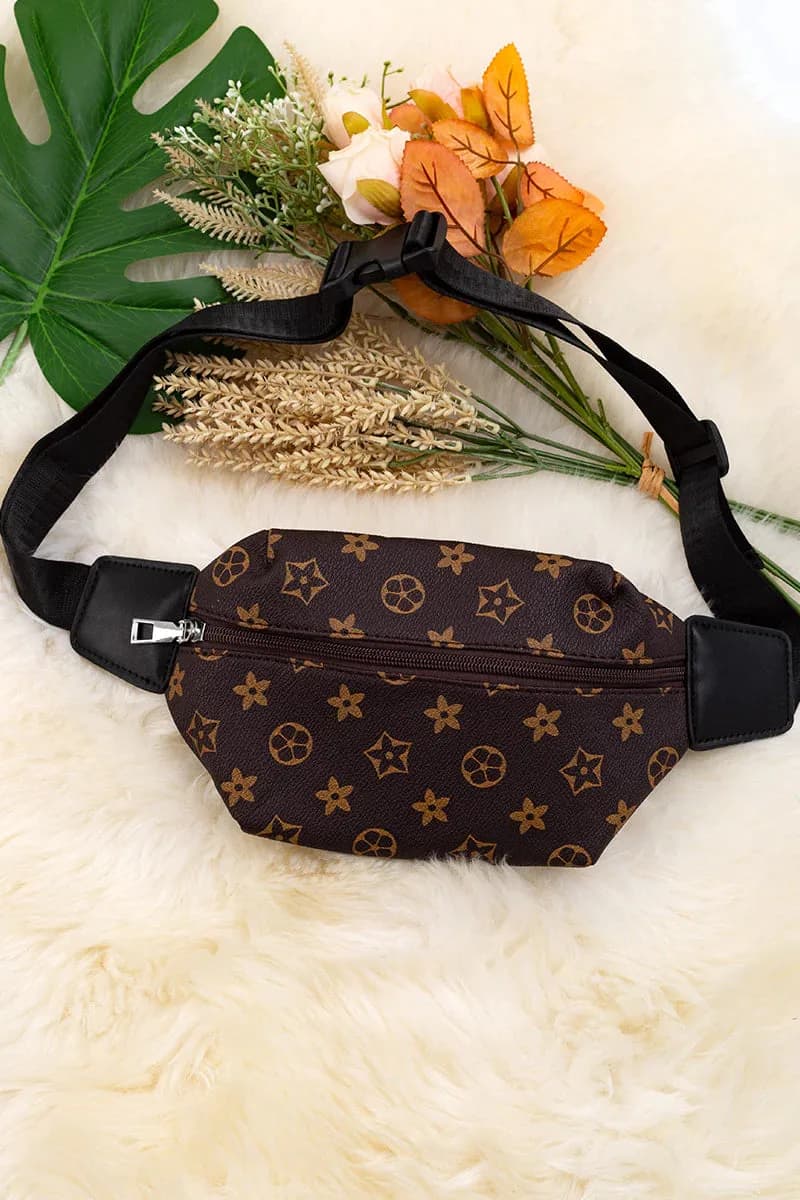 Crossbody Fannypack Purse Star Print