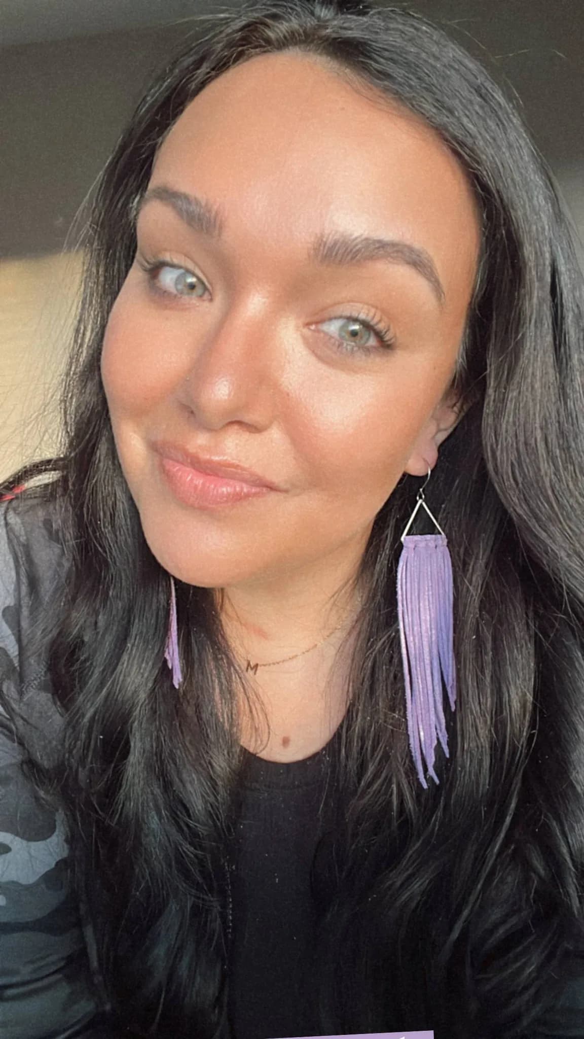 Corvallis Triangle Fringe Earring