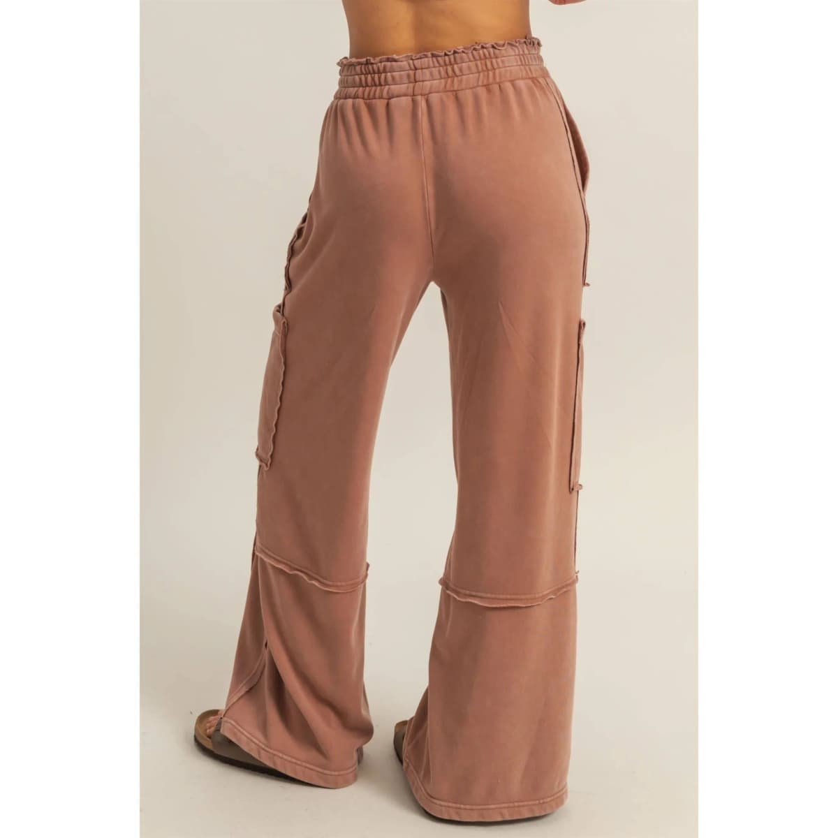 Chestnut Oversized Utility Sweatpants
