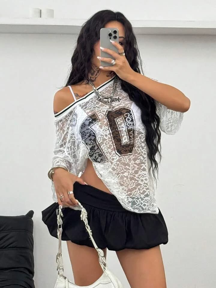 07 Coolane Lace Top Sexy Jersey