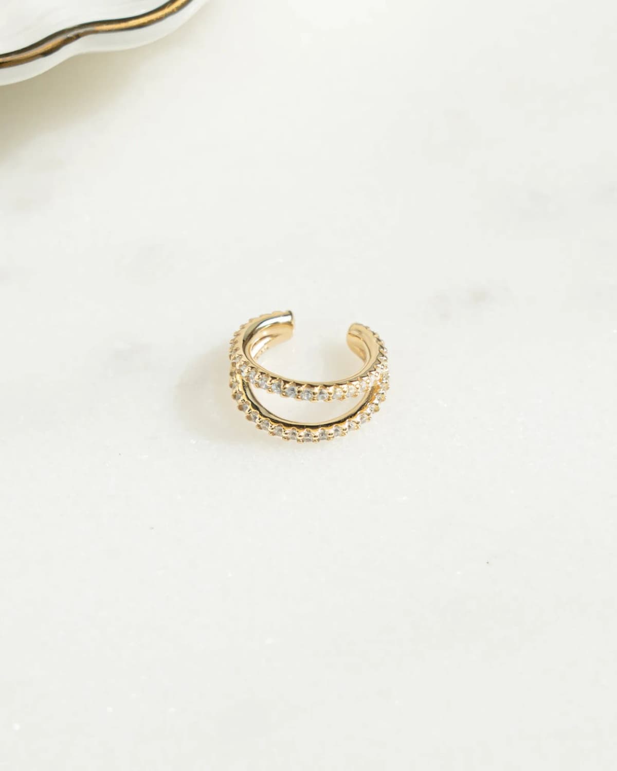 Marcella Double Row Ear Cuff by Sami Jewels