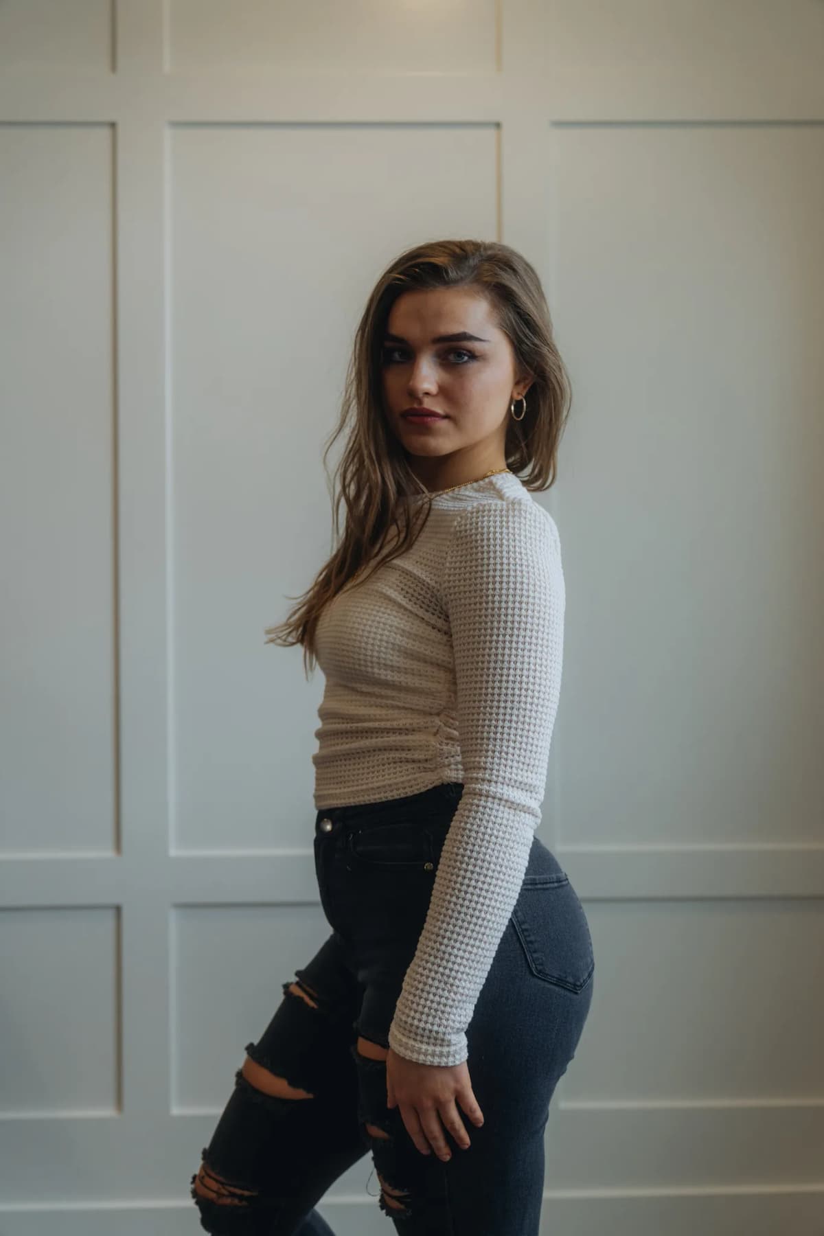 Short Tight Sexy Texture Top Scrunch Bottom