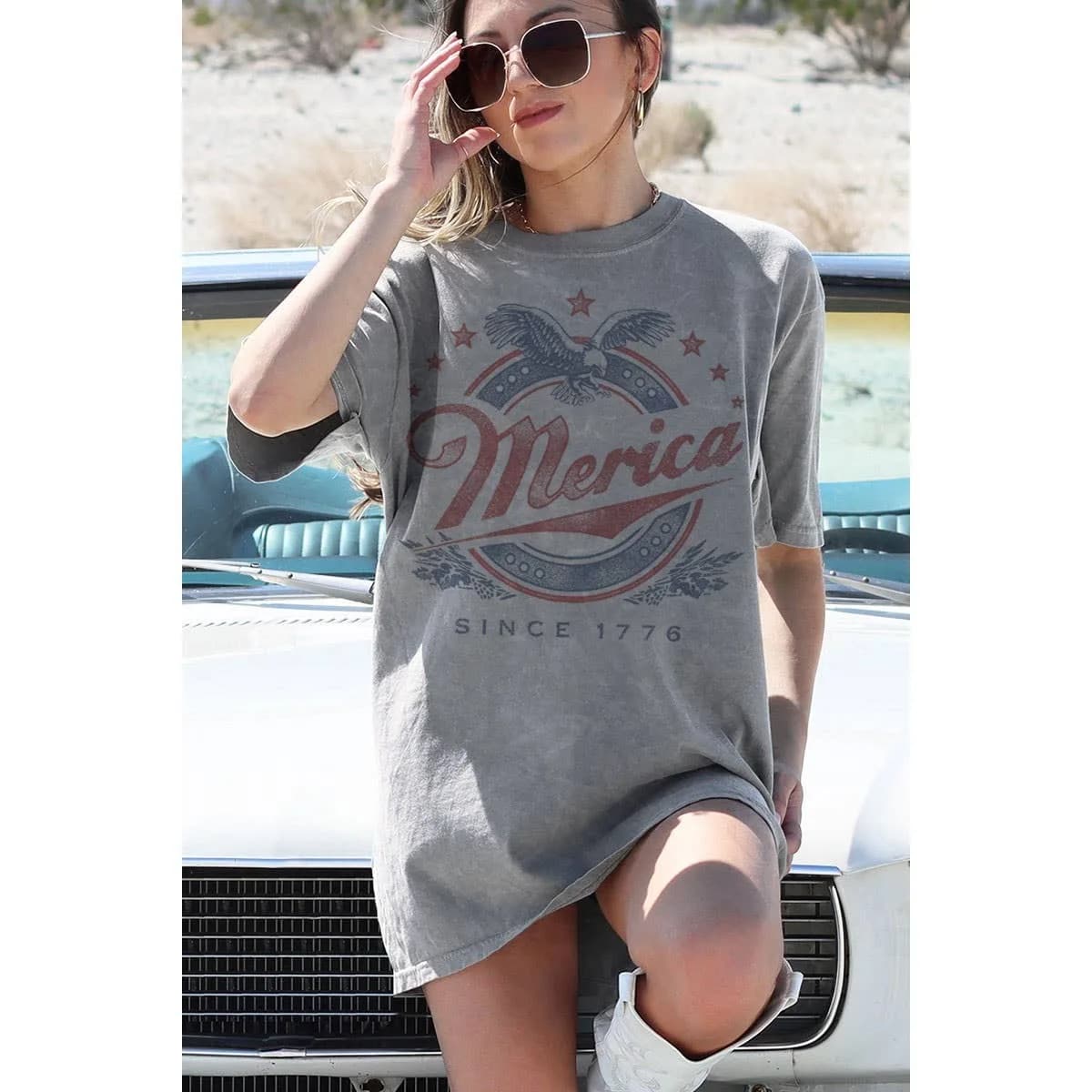 Merica Oversized Tee