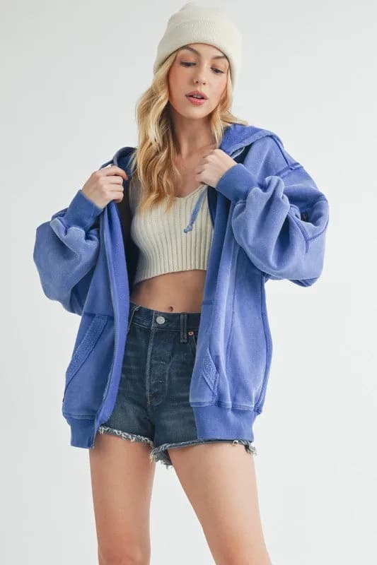 Fiori Hoodie Jacket Multiple Colors
