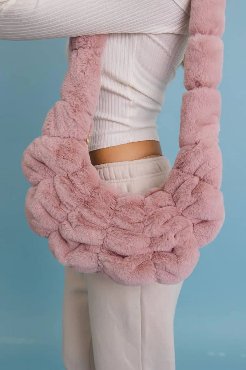 Plush Cloud Knit Cross Body Bag ⛅️