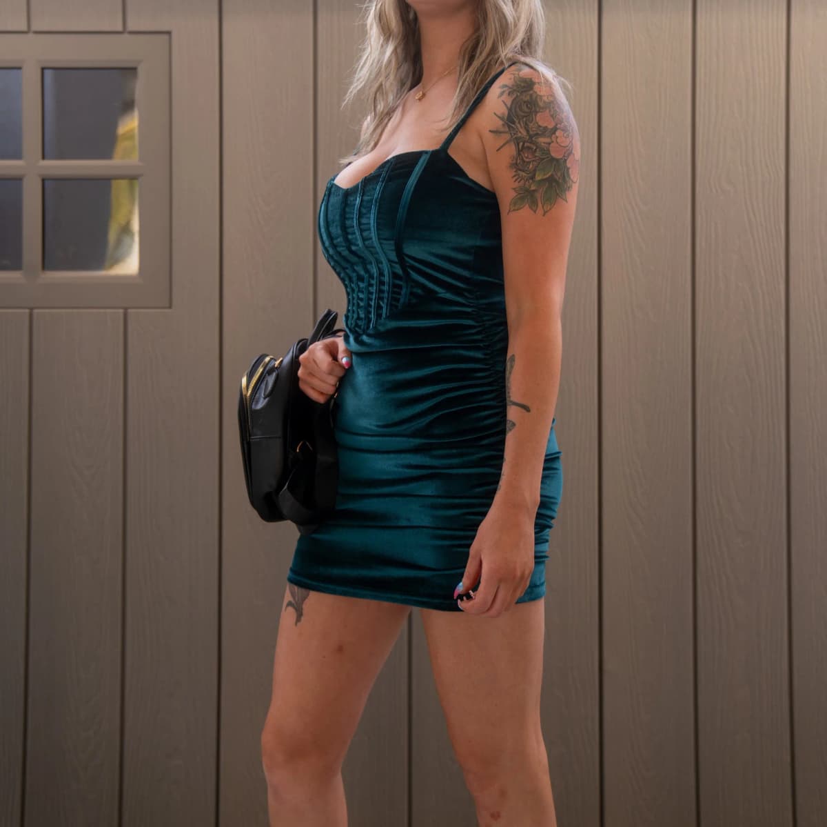 Sleeveless Bodycon Cocktail Party Mini Dresses Lasalle Fashion Llc (Green)