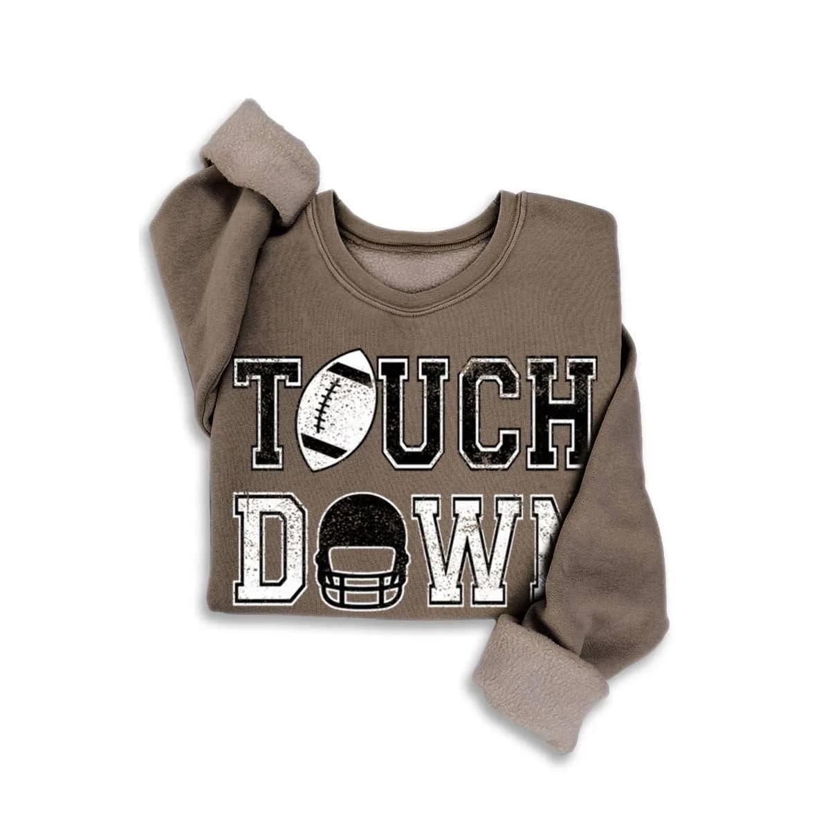 Touch Down Season Mineral Wash Sweatshirt by HRT & LUV