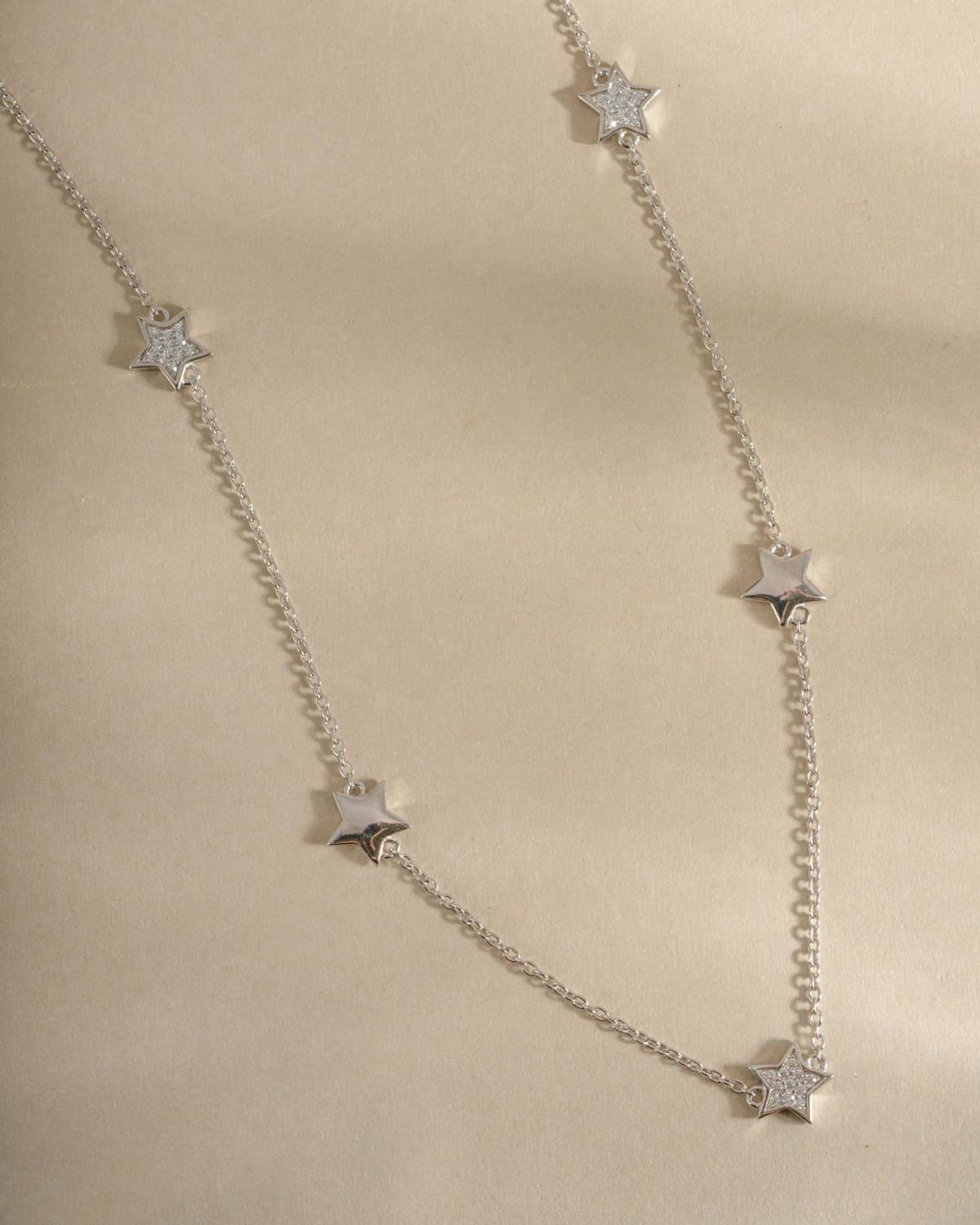 CZ Star Collar Necklace by Sami Jewels