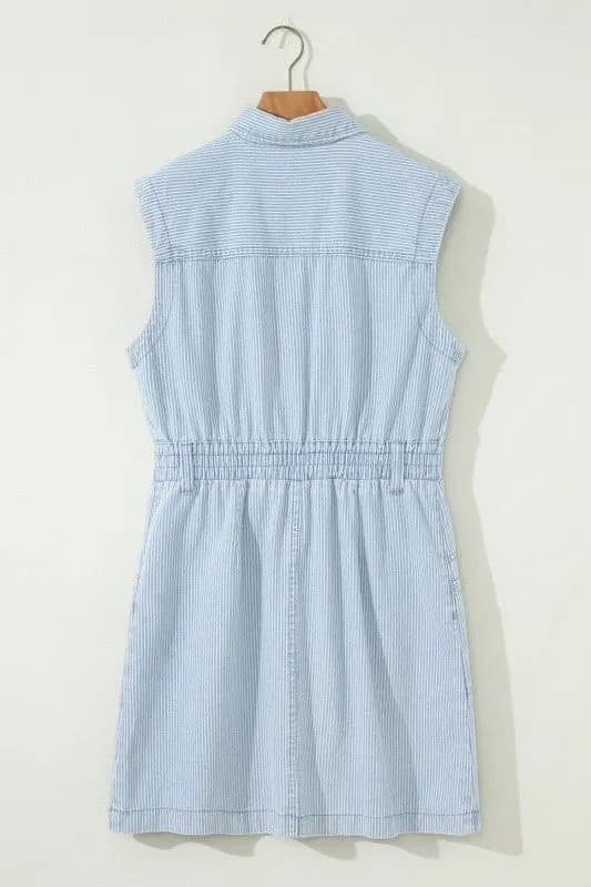 Anne Front Sleeveless Mini Dress