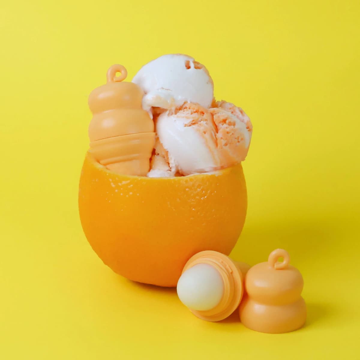 Orange Ice Cream Lip Balm 100% Natural DREAMSICLE
