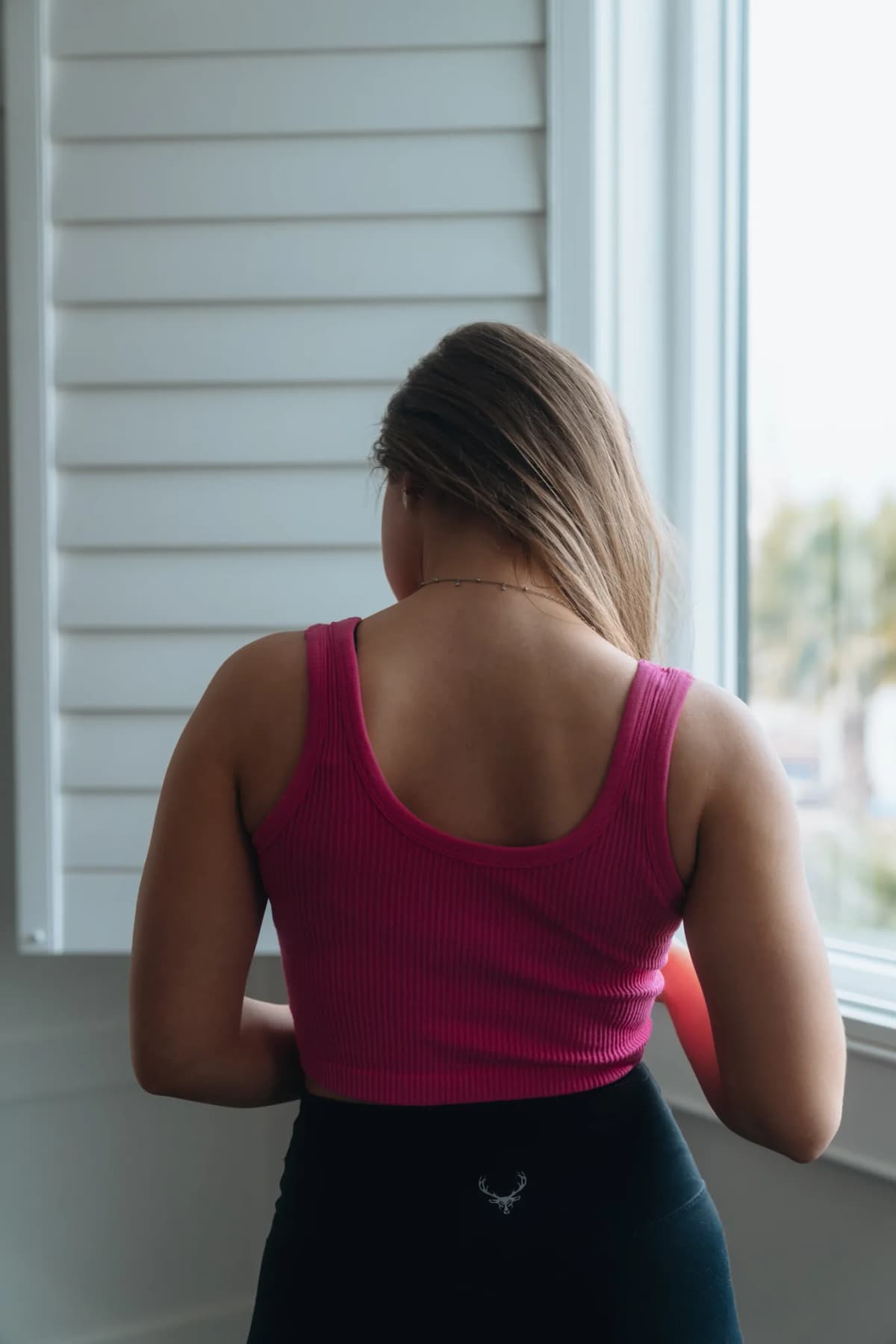 Seamless Crop Tank Top by Mono B