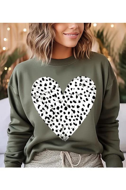 Heart Valentines Day Sweatshirt All Colors