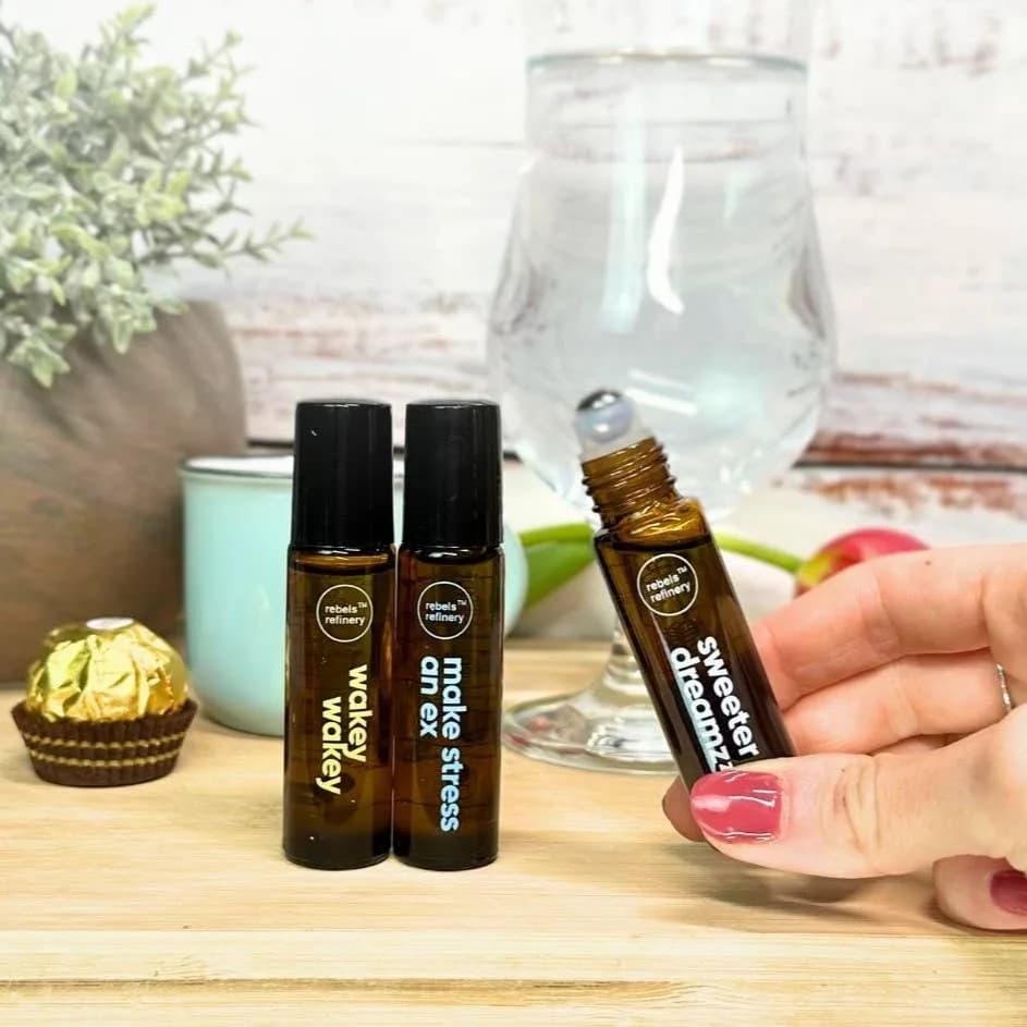 Remedy Roller 3 Pack 100% Natural Essential Oil by Rebels Refinery