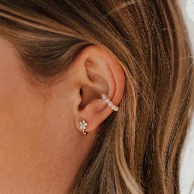 Flower Mini Hoops by Mauve