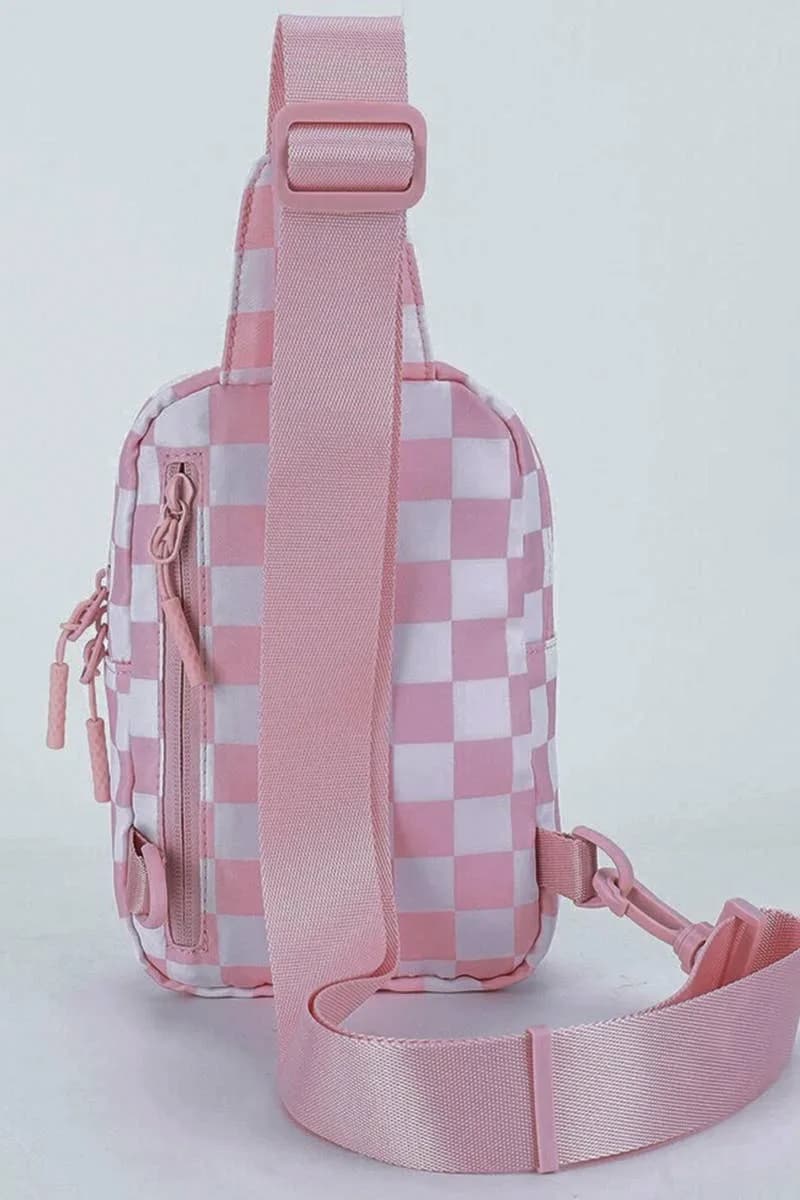 Mosaic Checkered Sling Bag