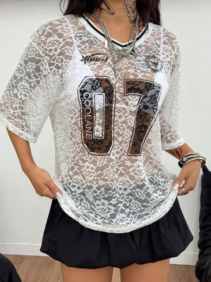 07 Coolane Lace Top Sexy Jersey