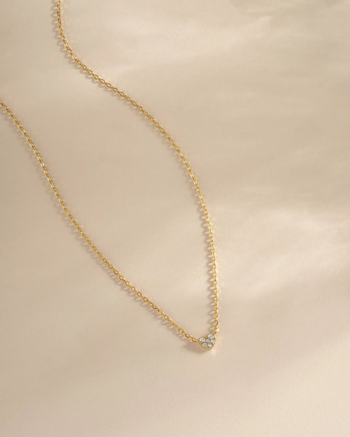 Tiny Heart Necklace by Sami Jewels