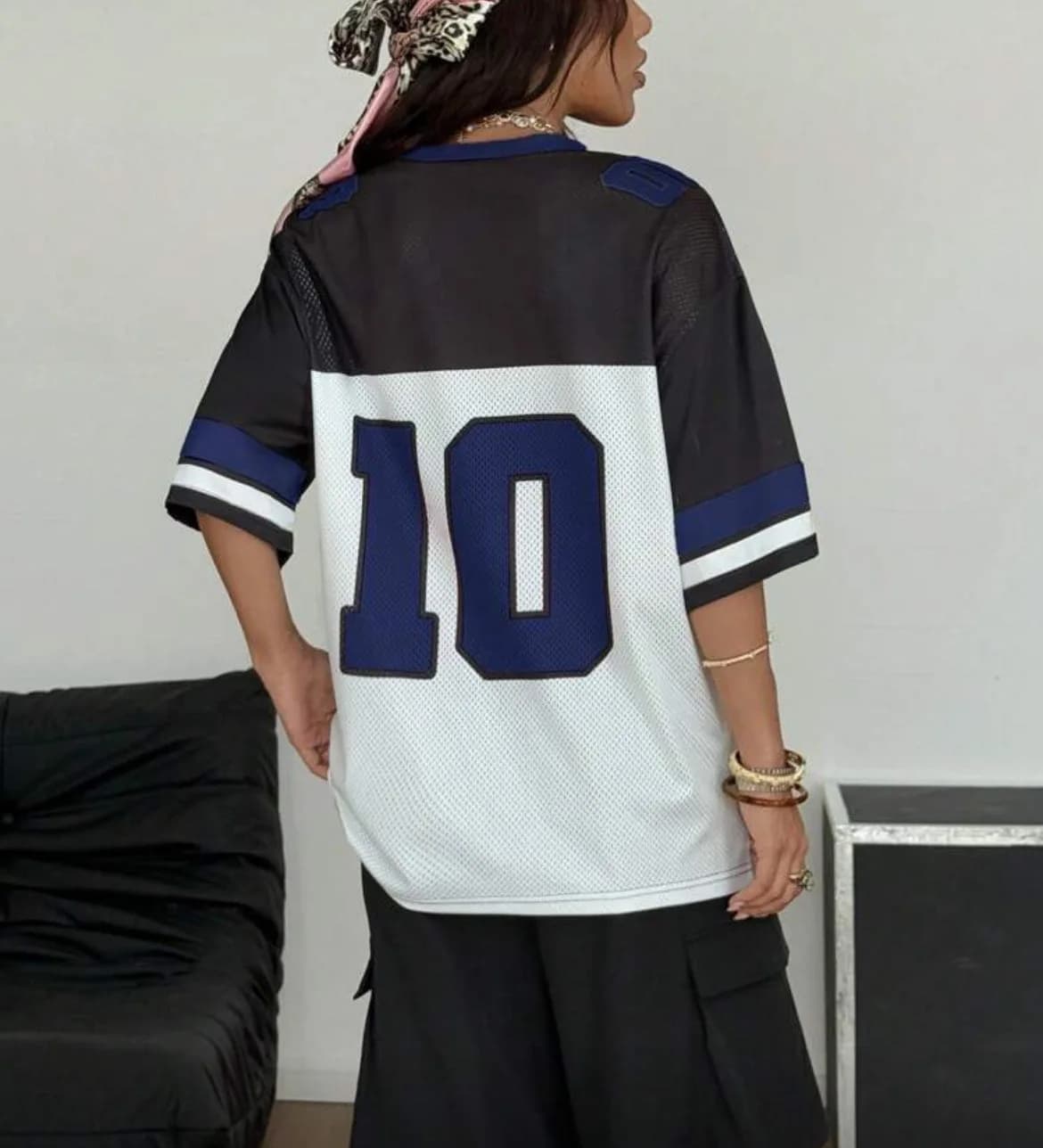 01 Red or Blue Mesh Trim Top Jersey