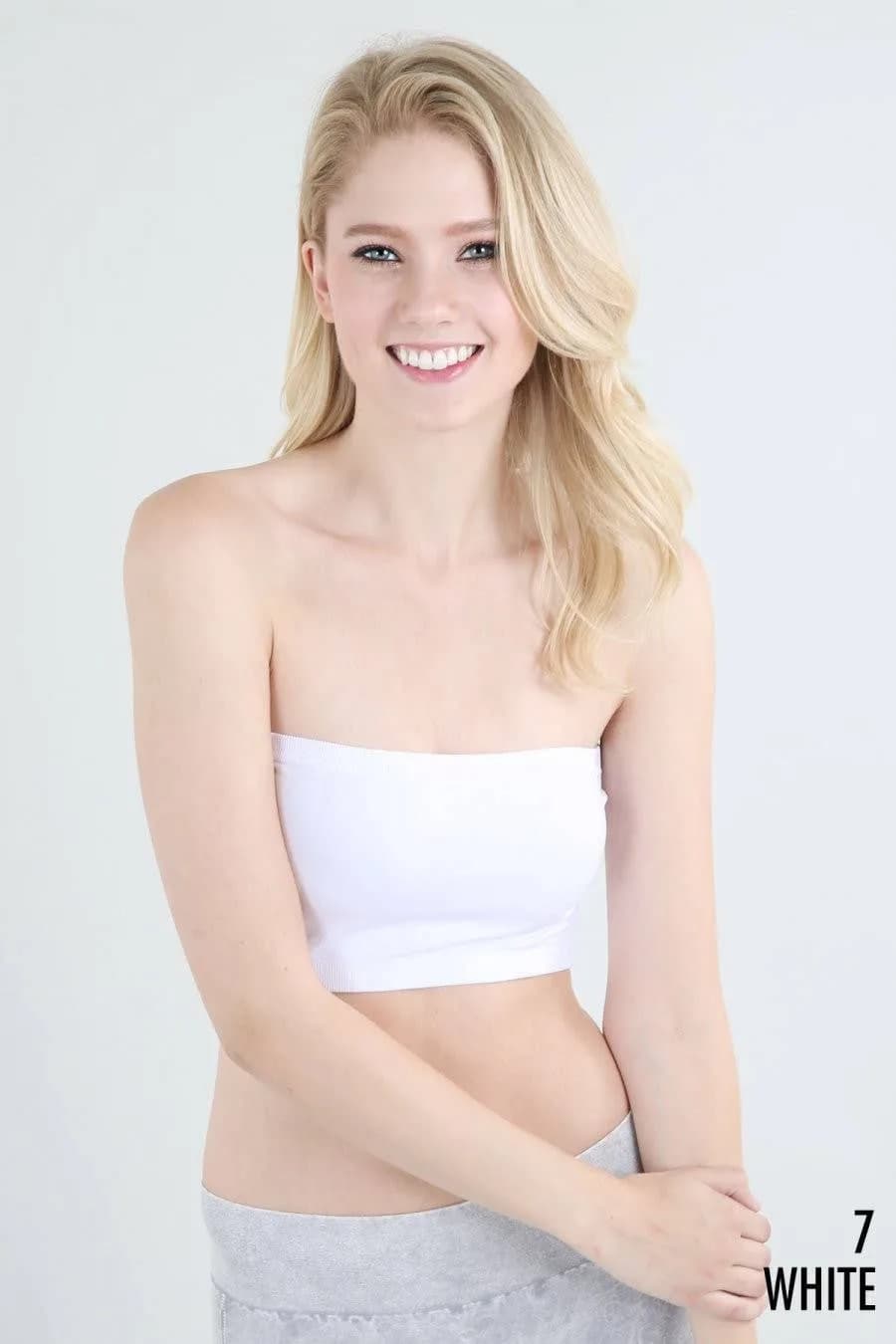 Bandeau Tube Top Abilee (Red)