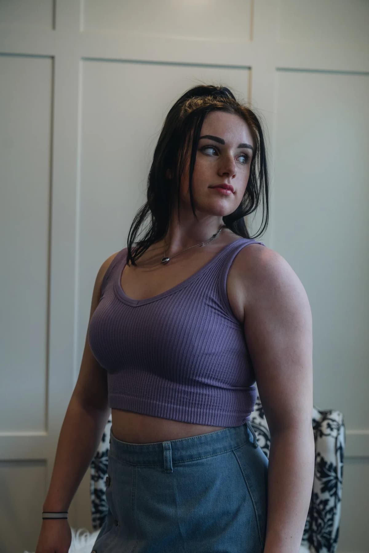 Seamless Crop Tank Top by Mono B