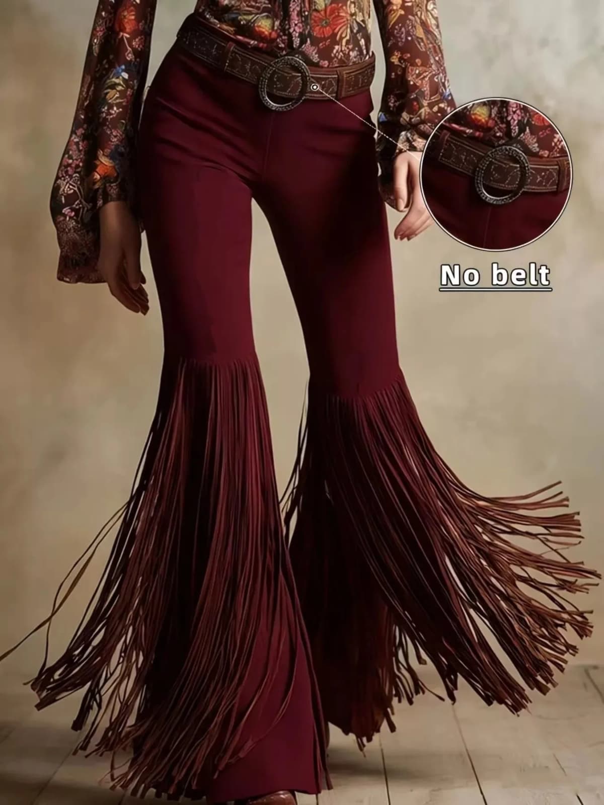Fringe Flare Pants