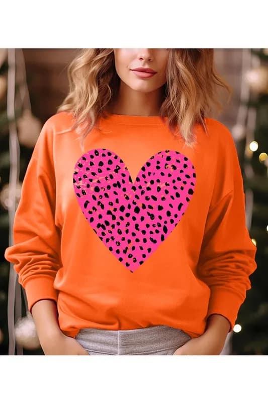 Heart Valentines Day Sweatshirt All Colors