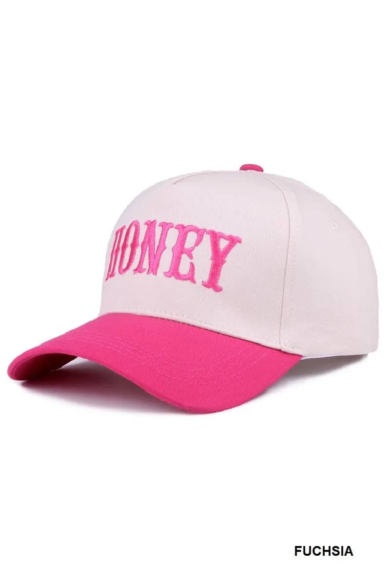 Honey Two-Tone Canvas Cotton Hat