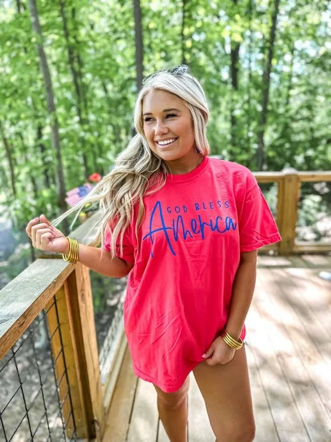 Paprika God Bless America Graphic Tee