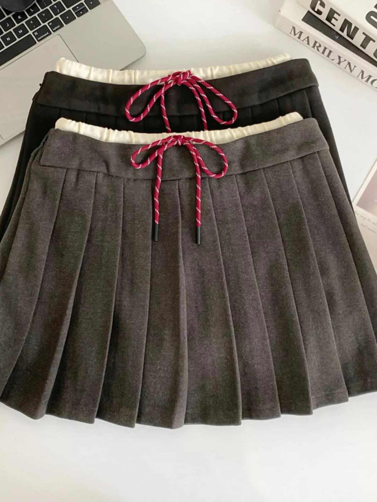 Pleated Mini Skirt