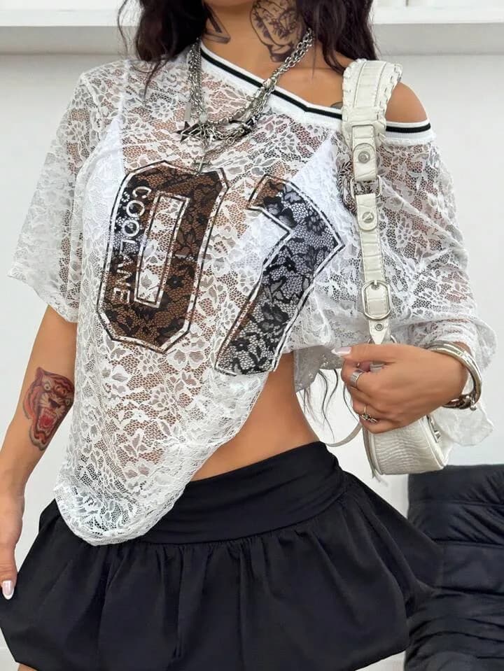 07 Coolane Lace Top Sexy Jersey