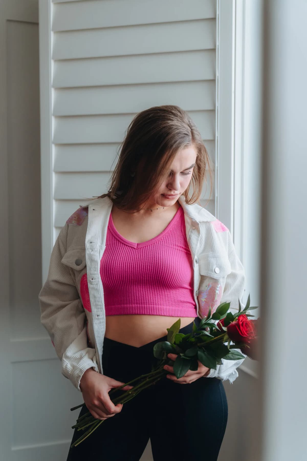 Seamless Crop Tank Top by Mono B