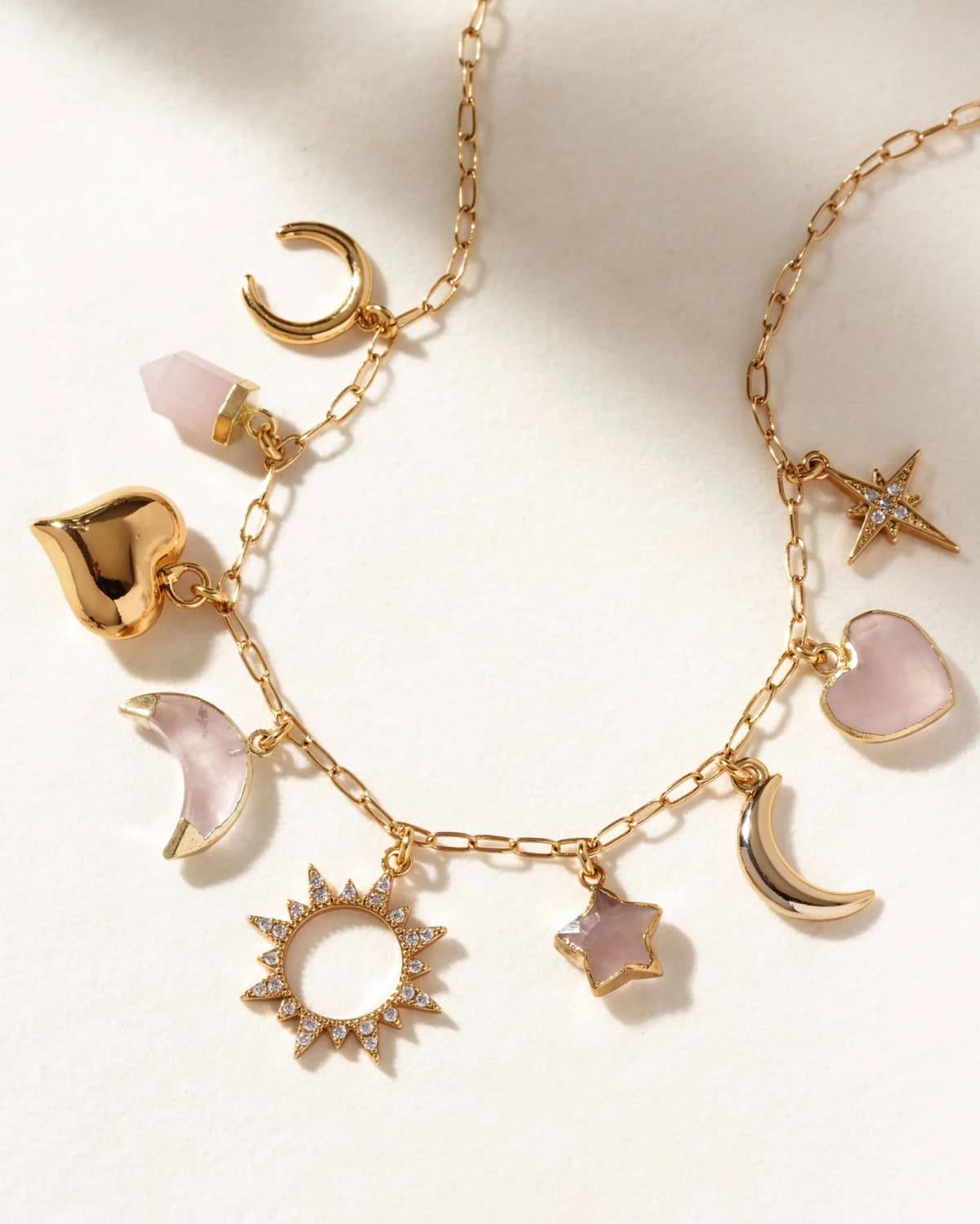 Luna Norte Love and Light Charm Necklace