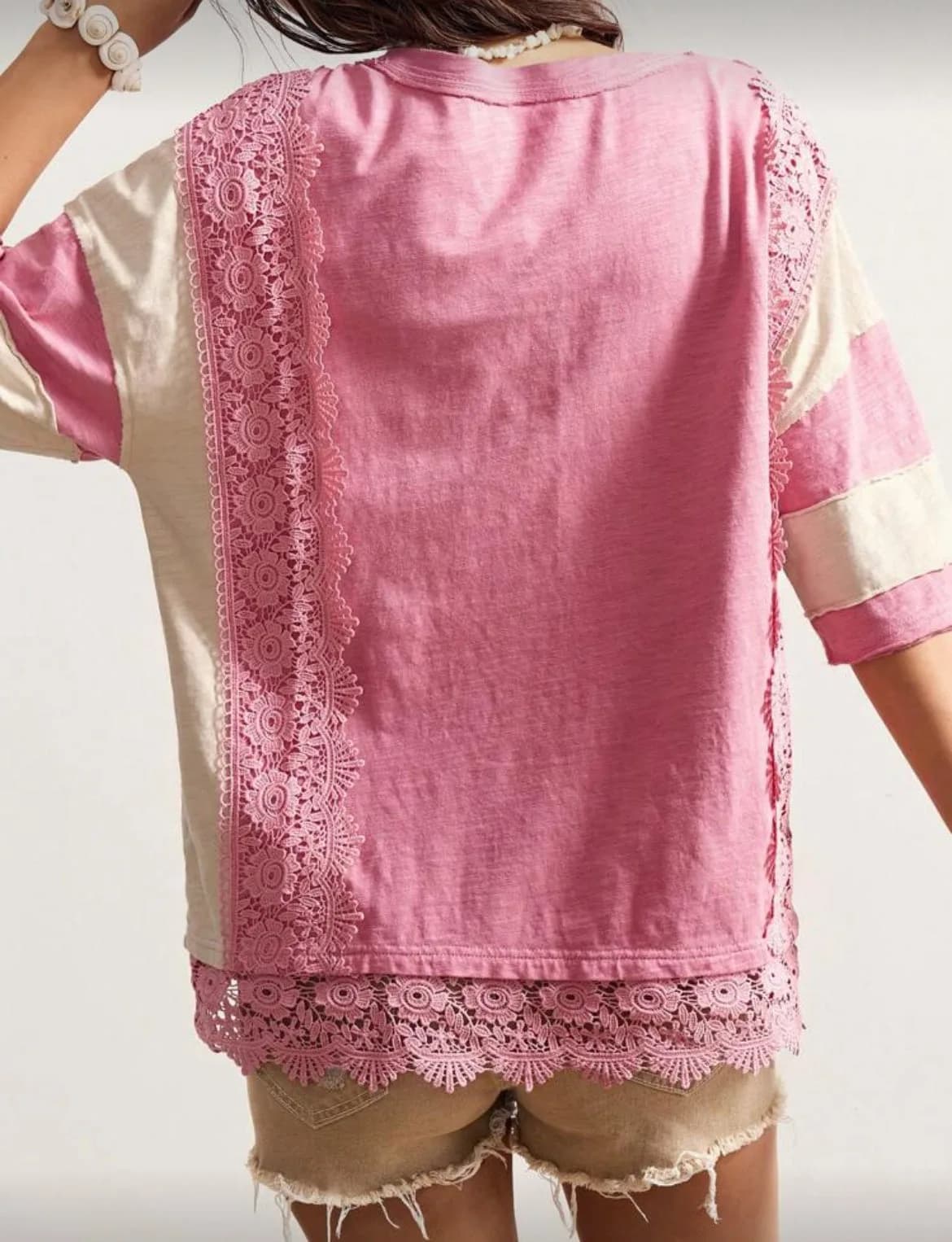 Pink Lace Jersey Number 23