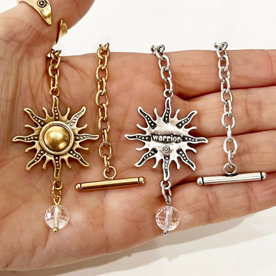 Warrior Sun Choker & Pendant Necklace By Katia Designs