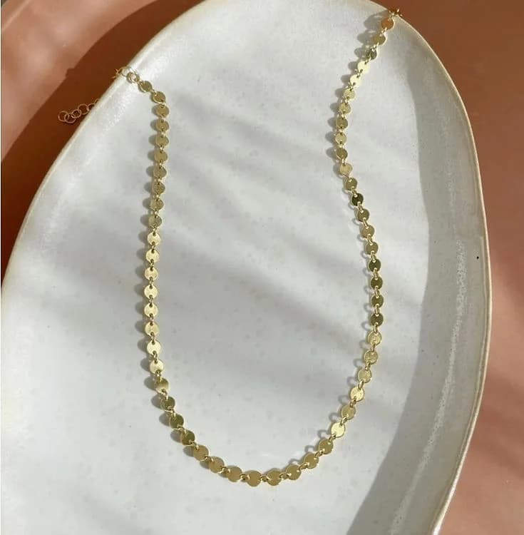 Starlight Gold Anti-Tarnish Choker by Token Jewelry