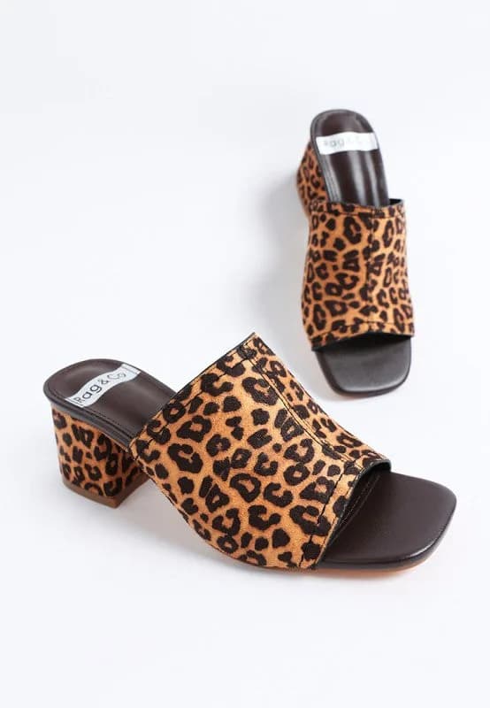 Carmila Square Toe Block Heels