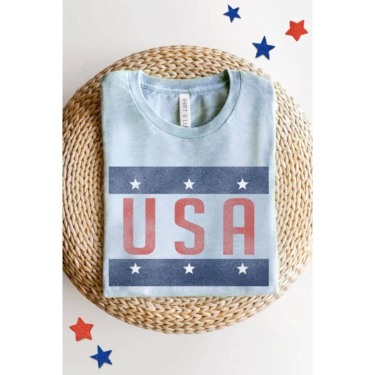 USA STAR MINERAL GRAPHIC TEE