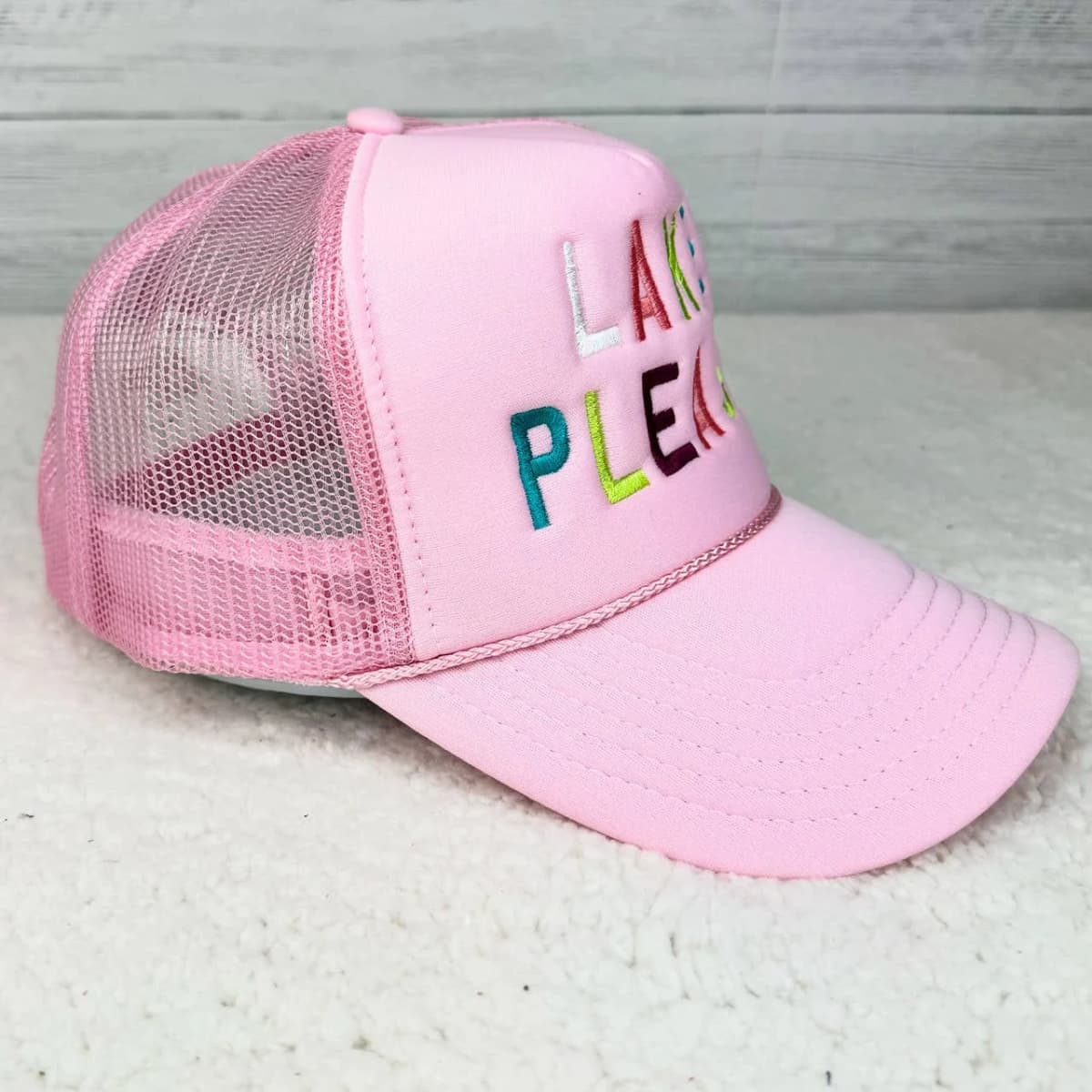 Pink Trucker Hat Trendy