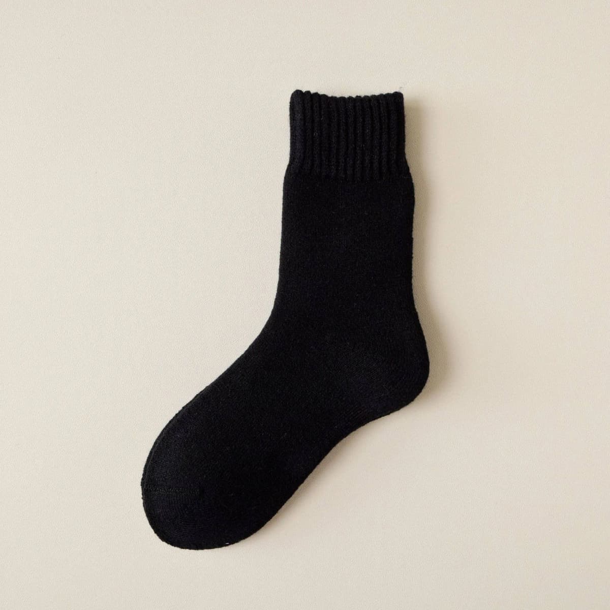 Extra Fleece And Thick Pile Warm Mid Tube Socks
