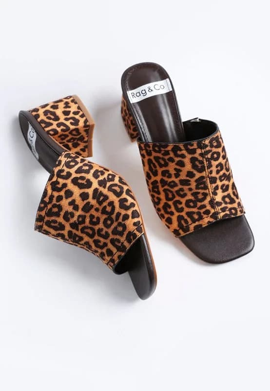 Carmila Square Toe Block Heels