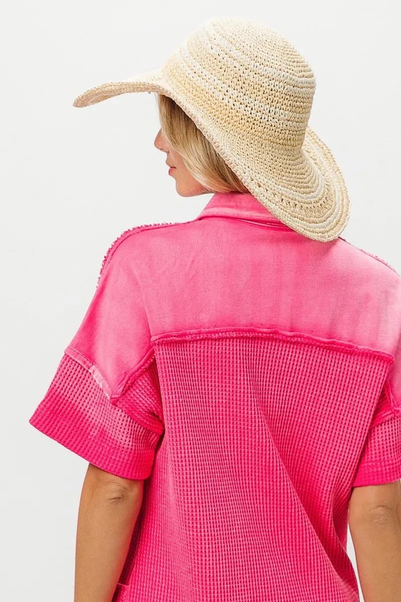 Dip Dye Mineral Washed Knit Dress